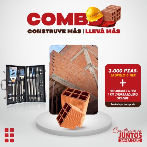COMBO KIT CHURRASQUERO GRANDE